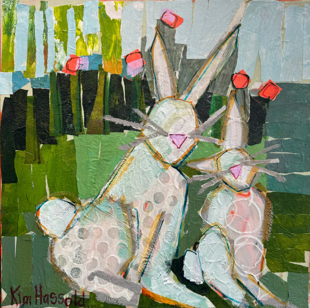 Pat the Bunny - 20x20 – Kim Hassold Art